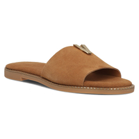 Skórzane klapki Filippo LH-200 Camel