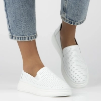 Leather shoes Filippo DP6752/25 WH white