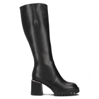 Leather boots Filippo DKZ6410/24 BK black