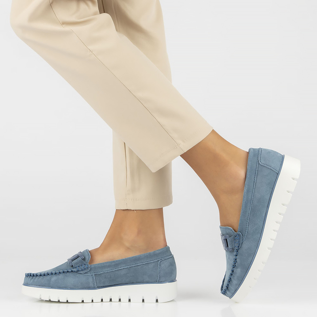 Leather loafers Filippo DP3334/23 NV navy