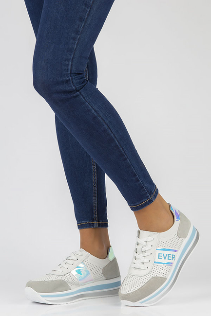 Leather Sneakers Filippo DP1414/22 BL blue