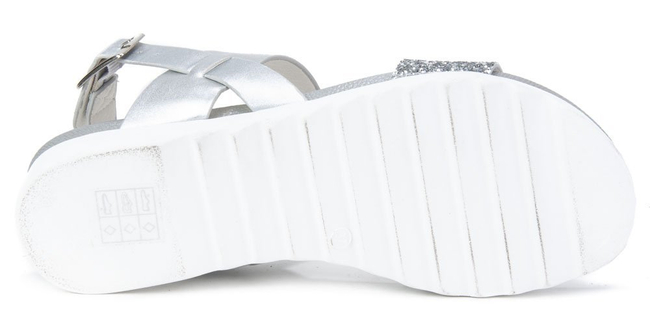 Sandały Filippo DS685/19 SI Silver