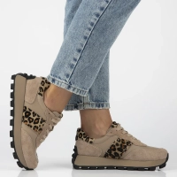 Leather sneakers Filippo DP7112/26 BE LEO brown