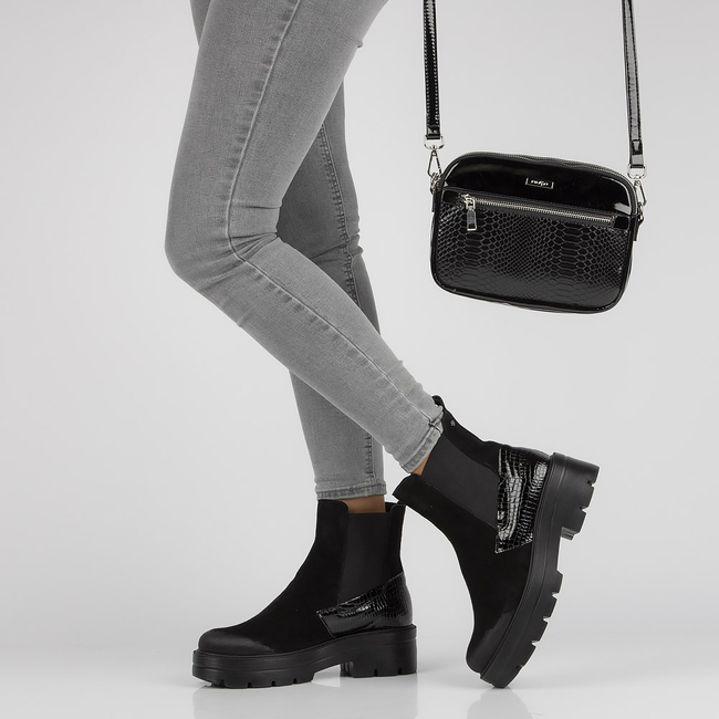 Leather ankle boots Filippo 60318 black