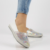 Skórzane mokasyny Filippo DP031/21 MLT Multicolor