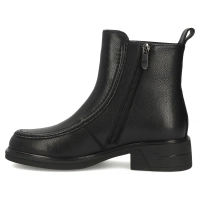 Skórzane botki Filippo DBT8119/26 BK czarne