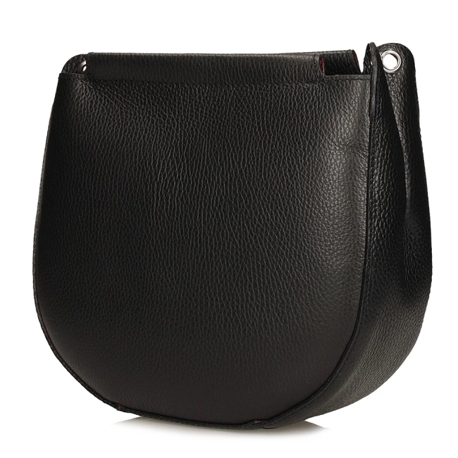 Leather handbag Toscanio 16159 black