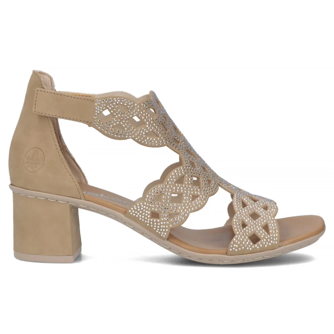 Sandals Rieker 64773-61 beige
