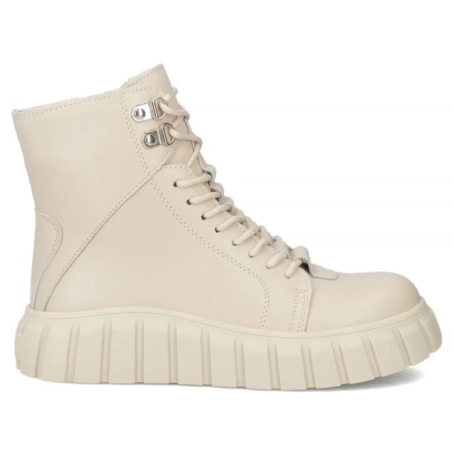 Leather ankle boots Filippo DBT6312/25 BE beige