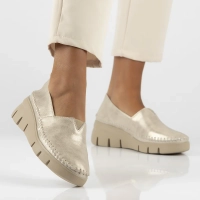 Leather shoes DP6161/24 GO gold