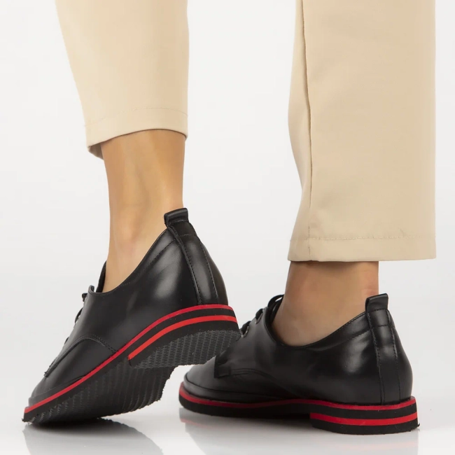 Leather shoes Filippo DP3917/22 BK black