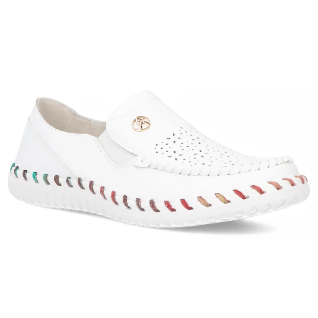 Leather shoes Artiker 54C1511 white