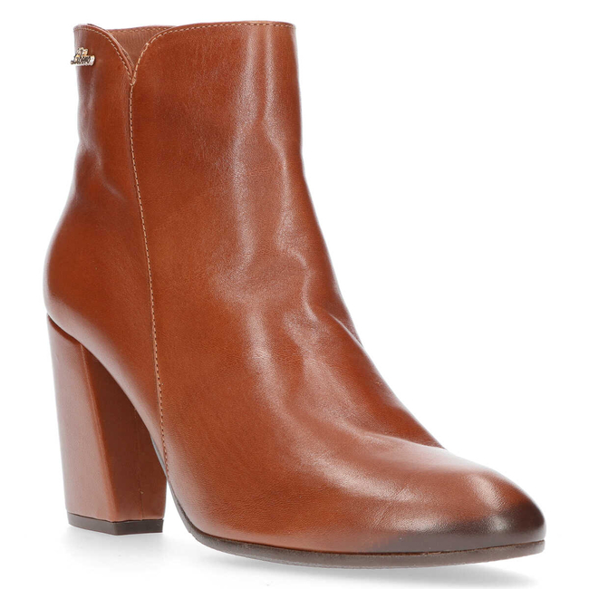 Leather Ankle Boots Libero 1285-28 Brown