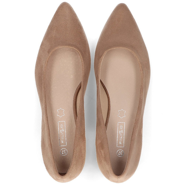 Pumps heeled FILIPPO DP2101/21 BE beige