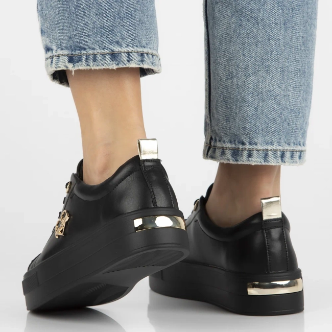 Leather shoes Filippo DP3533/25 BK H black