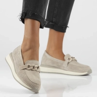 Leather shoes Filippo DP6137/24 BE beige