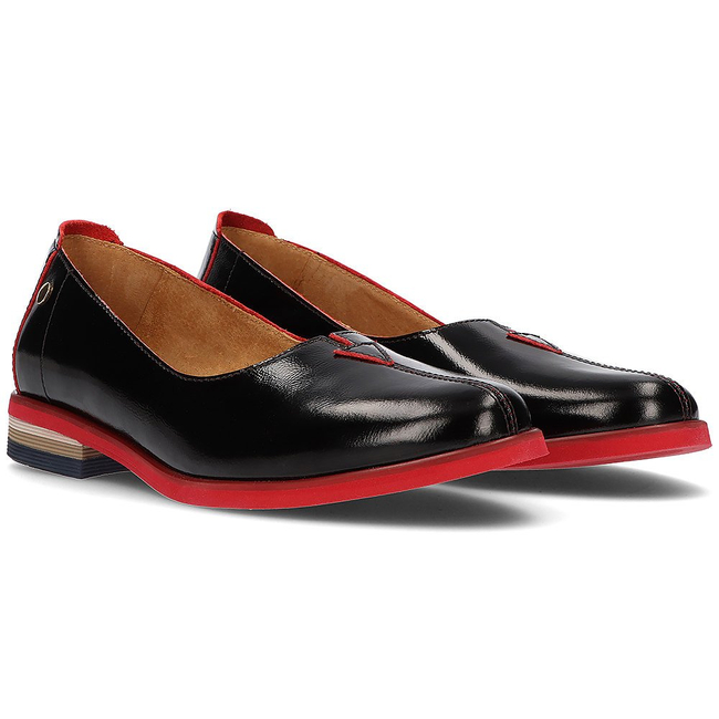 Leather shoes Filippo 05035 black