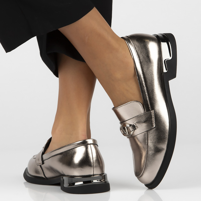 Leather lords Filippo DP7071/25 GN gun metal