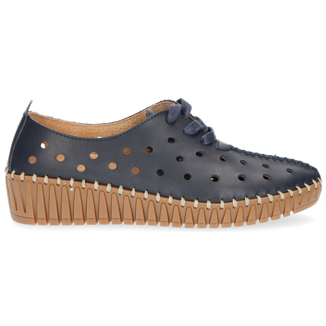 Leather shoes Filippo DP1230/20 NV navy blue