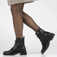 Leather ankle boots Filippo DBT6326/24 BK black