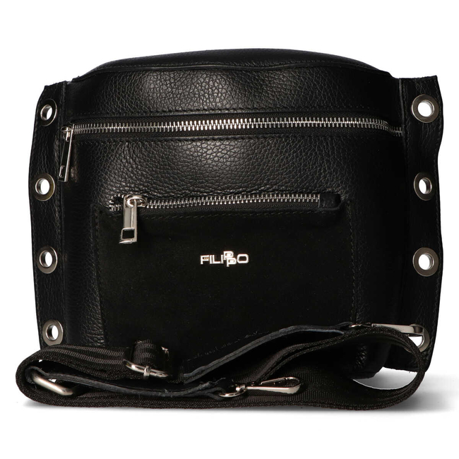 Handbag Filippo leather 1926 BLACK