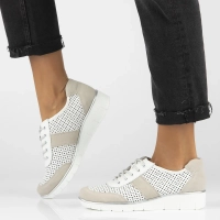 Leather shoes Filippo DP028/25 WH white