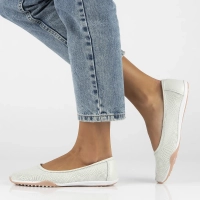 Leather ballerinas Filippo DP3681/25 WH white