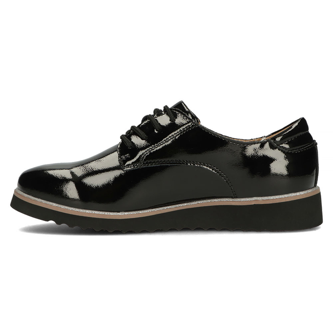 Leather shoes Filippo DP1514/23 BK black
