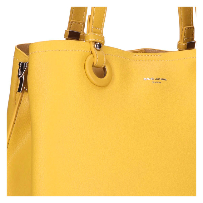 Handbag David Jones CM5681 Yellow