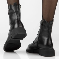 Leather ankle boots Filippo DBT8025/26 BK black