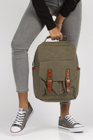 Backpack Ines Delaure 1682683 khaki