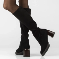 Heeled boots Filippo DKZ8165/26 BK SU black
