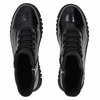 Skórzane botki Filippo DBT8075/26 BK PT czarne