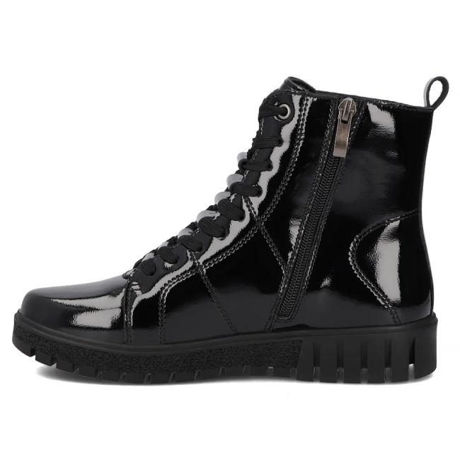 Skórzane trzewiki Filippo DBT7273/25 BK czarne