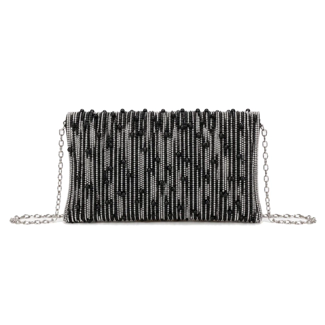 Black handbag Shiny