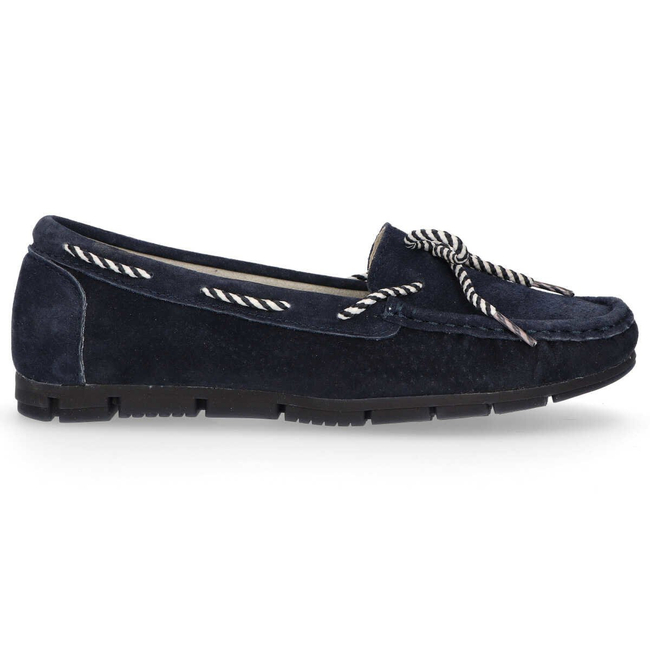 Leather shoes Filippo DP1403/20 NV navy blue