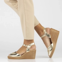 Leather sandals Filippo DS6026/24 GO gold