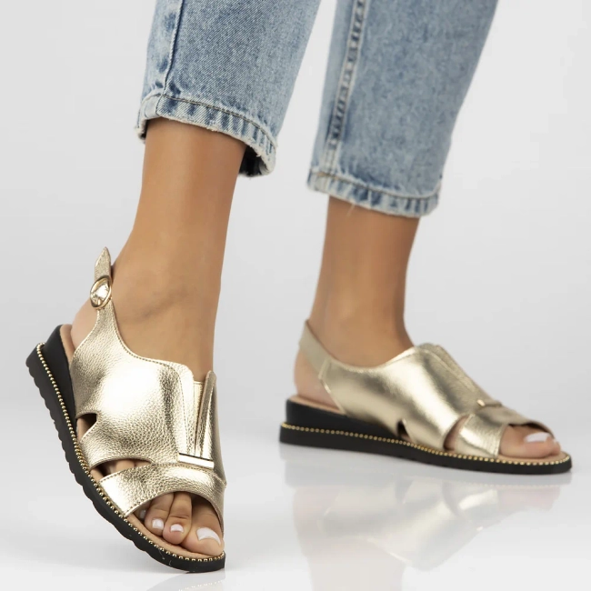 Leather sandals Filippo DS4470/25 GO gold