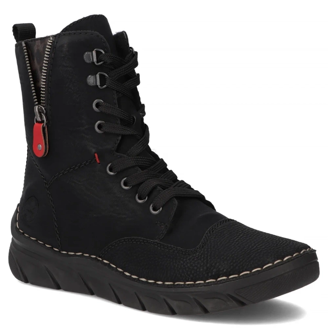 Botki Rieker 55014-00 czarne