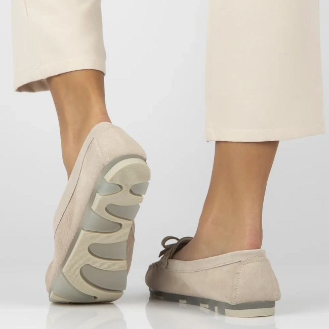 Leather loafers Filippo DP6136/25 BE beige