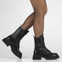 Leather boots Filippo DBT6583/24 BK black