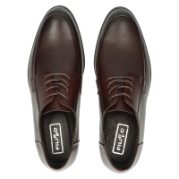 Skórzane półbuty Filippo M-7138/K-542 brązowe