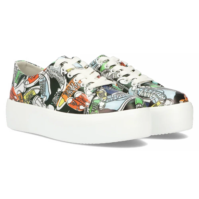 Leather shoes Filippo DP6115/24 MLT multicolor