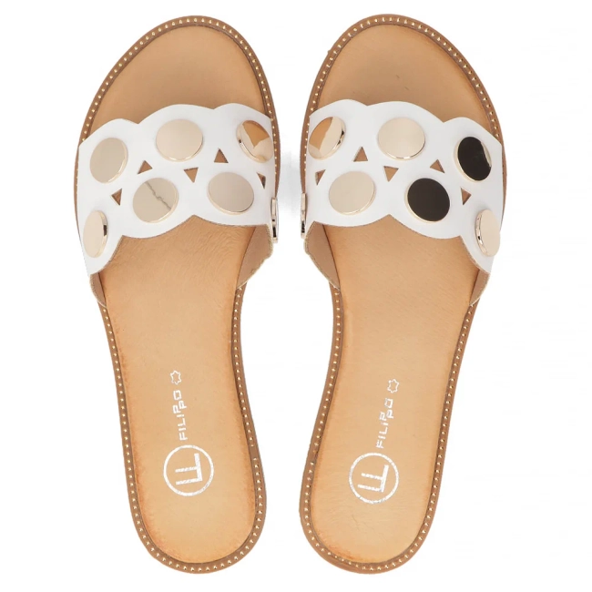 Flip-flops Filippo DK6924/25 WH white