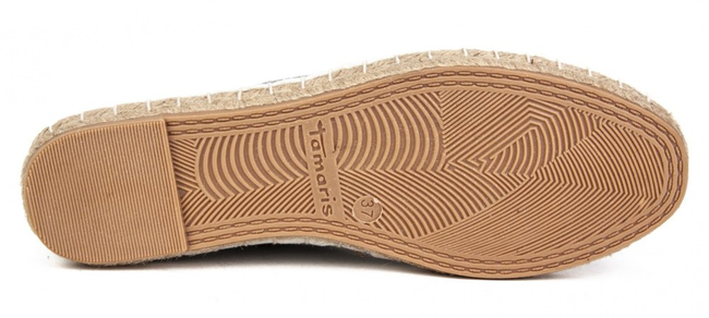 Espadryle Tamaris 1-24610-22 919 Silver glam