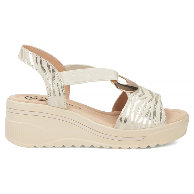 Leather sandals Filippo DS7576/26 GO gold