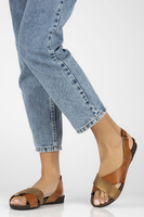 Leather sandals Filippo 40141 brown-gold