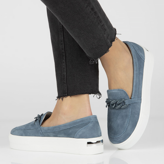 Leather shoes Filippo DP4484/23 NV navy