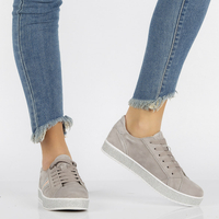 Leather shoes Filippo DP1258/20 GR gray