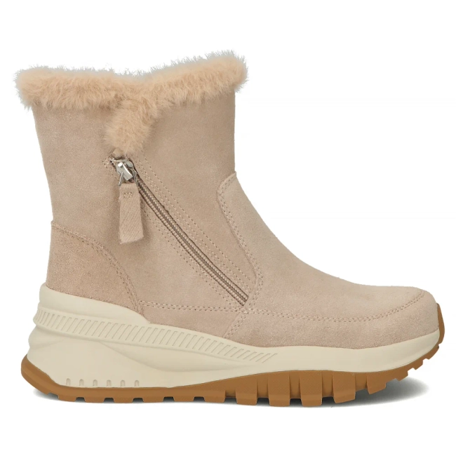 Leather ankle boots Filippo DBT7157/25 BE beige